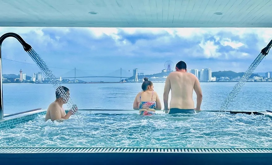Experience the surf and see Ha Long Bay from aboard Vdream Cruise