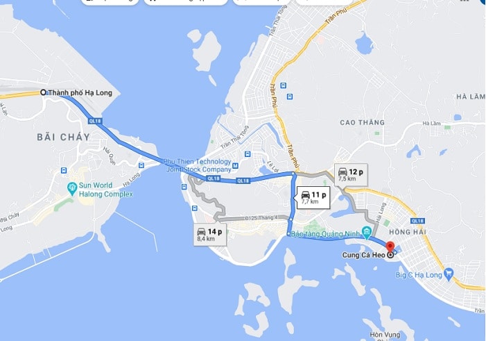 How to get to Ha Long Dolphin Palace
