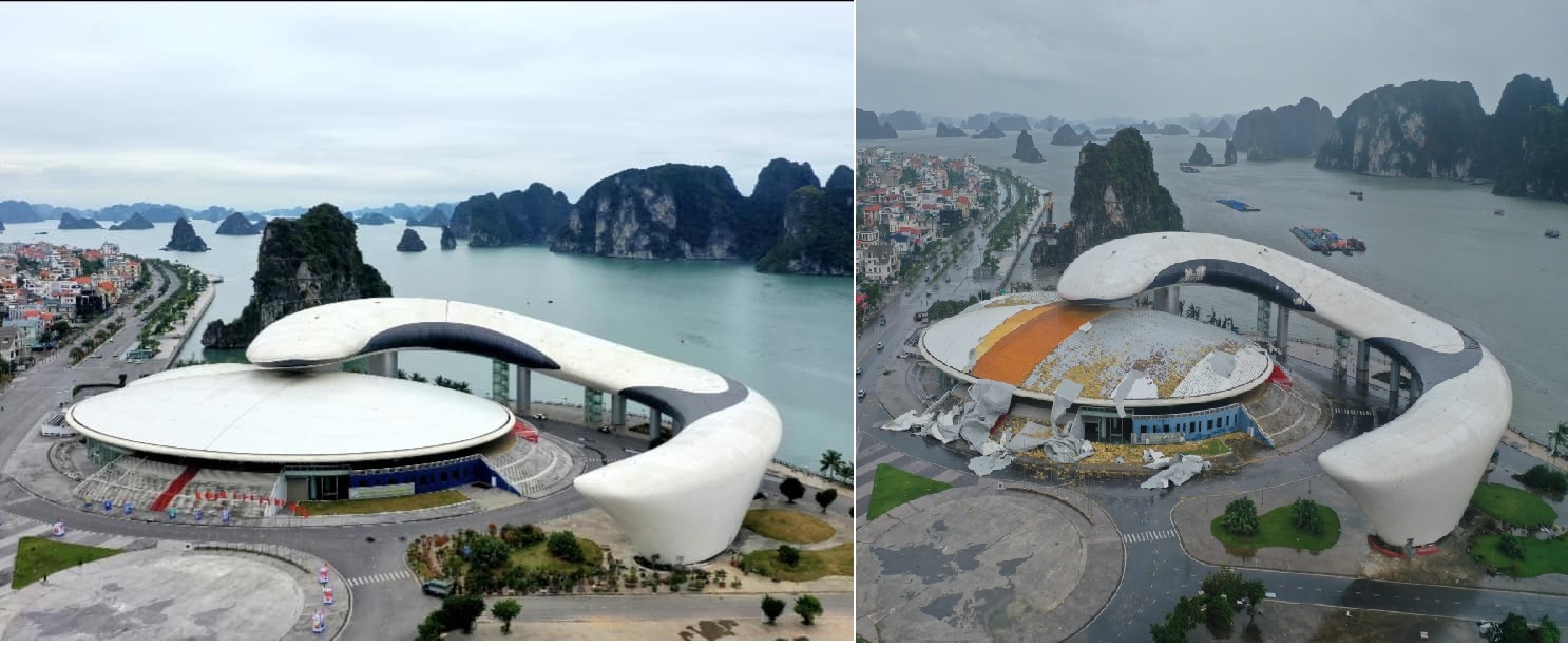 Ha Long Dolphin Palace before and after the storm 1