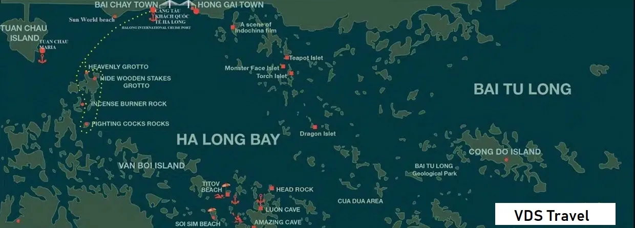 Halong Bay 4-Hour Itinerary Halong Bay 4-Hour Itinerary