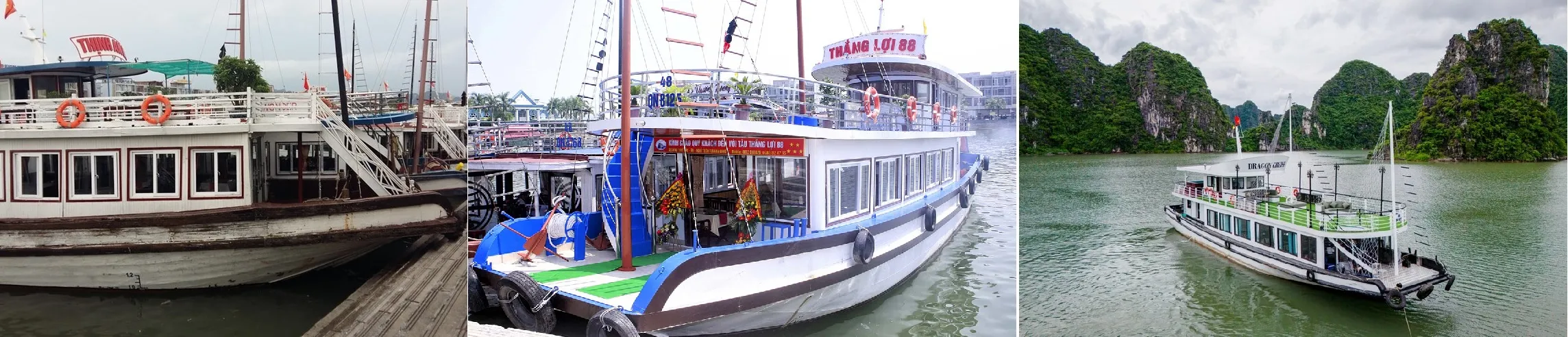 The evolution of traditional 48-passenger vessels from wooden hulls to iron hulls, and now new-generation ships featuring jacuzzis and buffet restaurants comparable to 5-star cruises