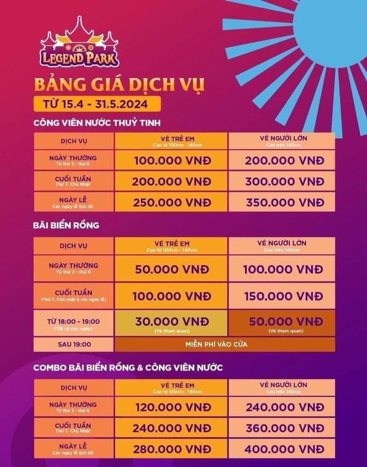Official Ticket Pricing and Visitor Guide to Legend Park Do Son Hai Phong