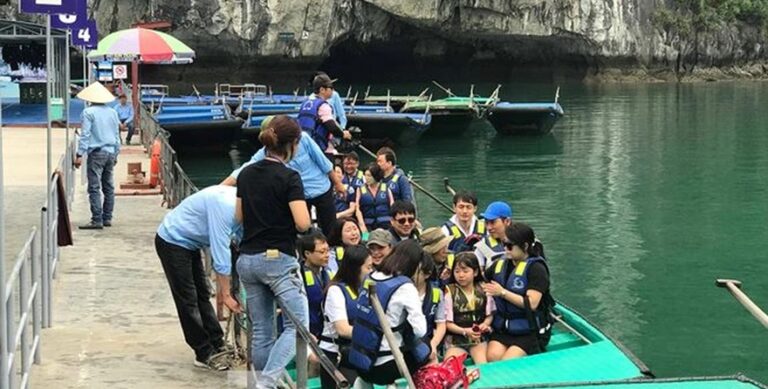 Discover the Elegance of Traditional Bamboo Rowing Boats in Halong Bay
