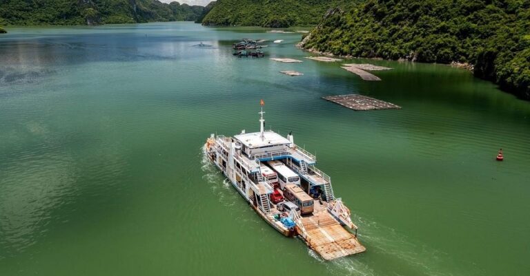 Sailing Halong Bay: Tuan Chau – Cat Ba Ferry Schedule & Rates 2025