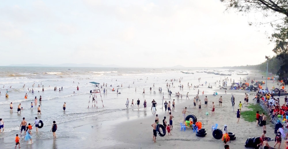 Tra Co Beach in summer