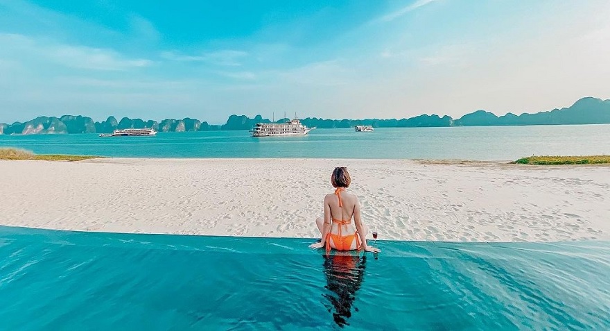 Tuan Chau Beach is one of the most stunning beaches in Halong