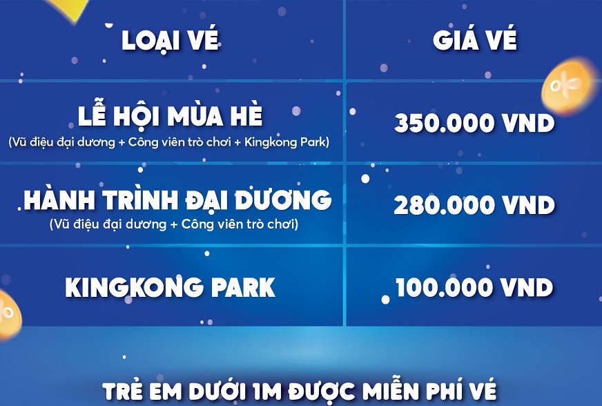 Tuan Chau Park Ticket Price List