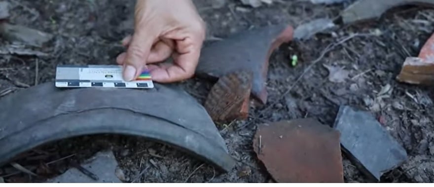 Ancient ceramic artifacts found in abundance at Cong Cai area