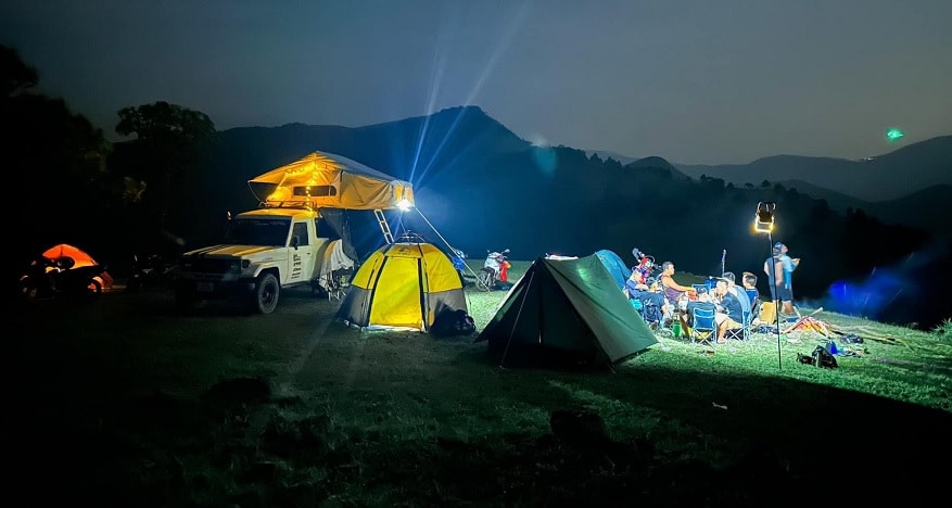 Camping at Phuong Hoang Peak