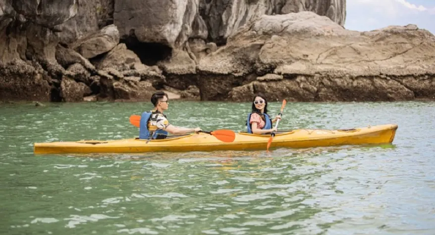 Kayaking at Virgin Cave