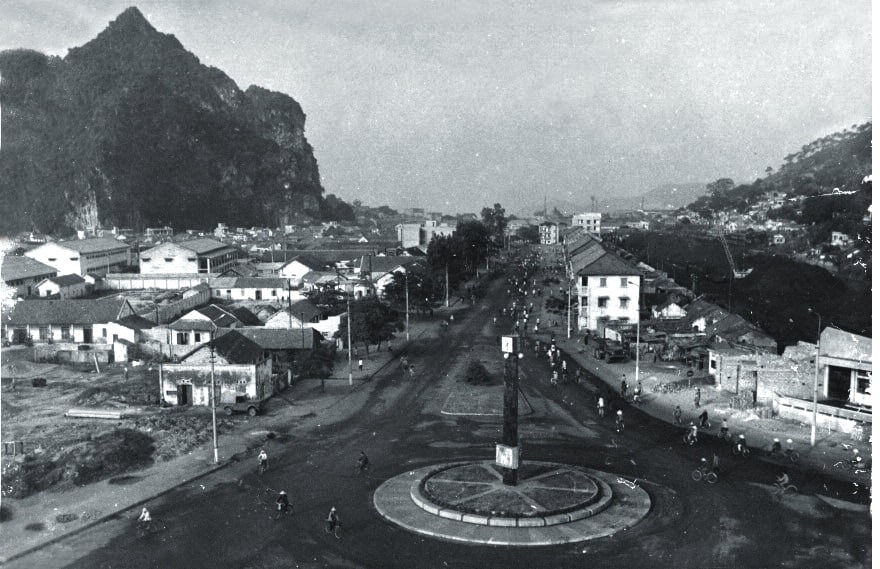 Ha Long Clock Tower in the 1987s
