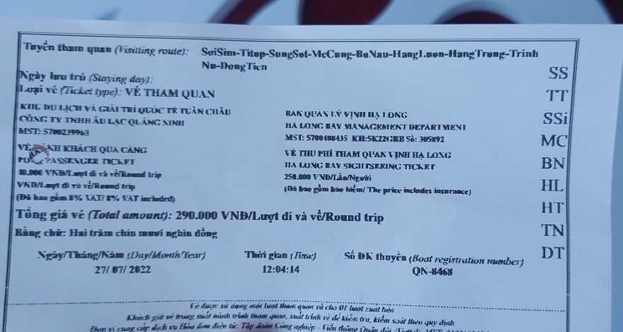 Soi Sim Island on the Route 2 Bay Tour Itinerary
