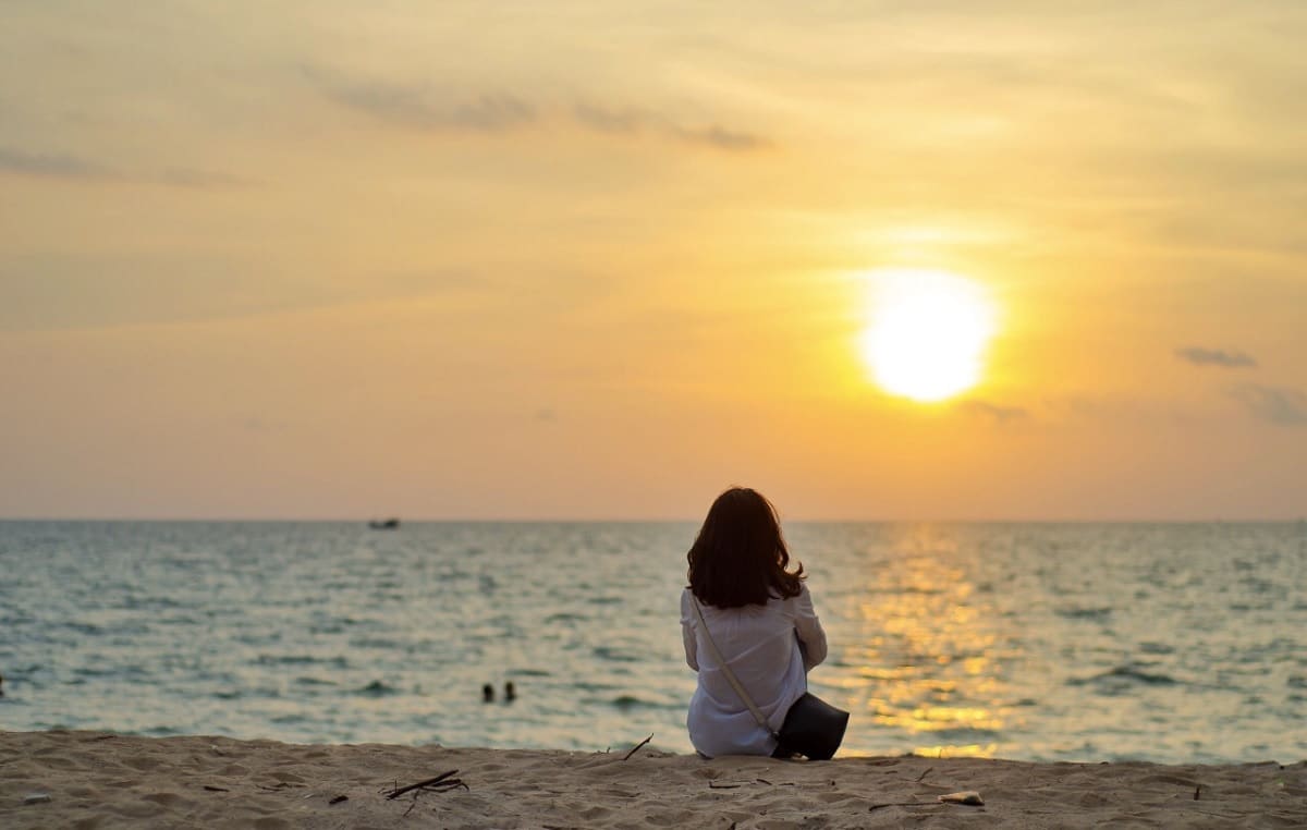 Watching the sunset is a truly wonderful experience