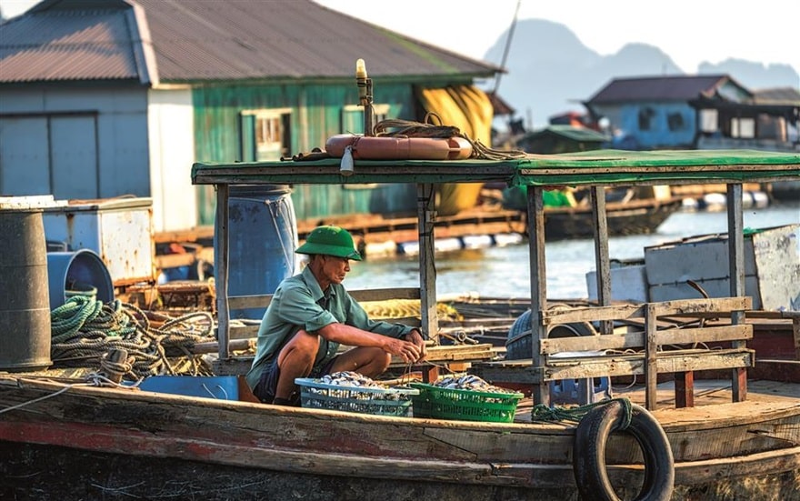 Visitors can purchase fresh seafood or participate in fishing activities at Ba Hang Fishing Village