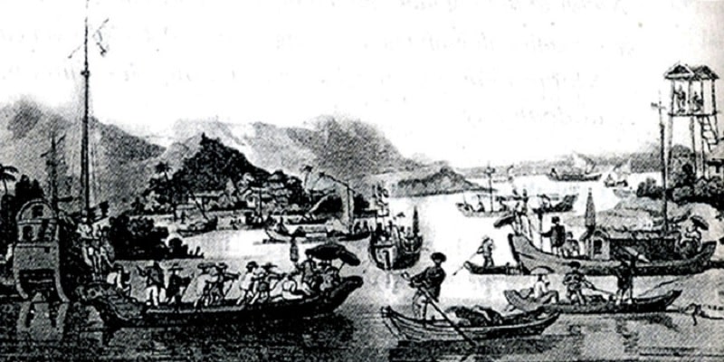 Trade activities at the ancient Van Don commercial port