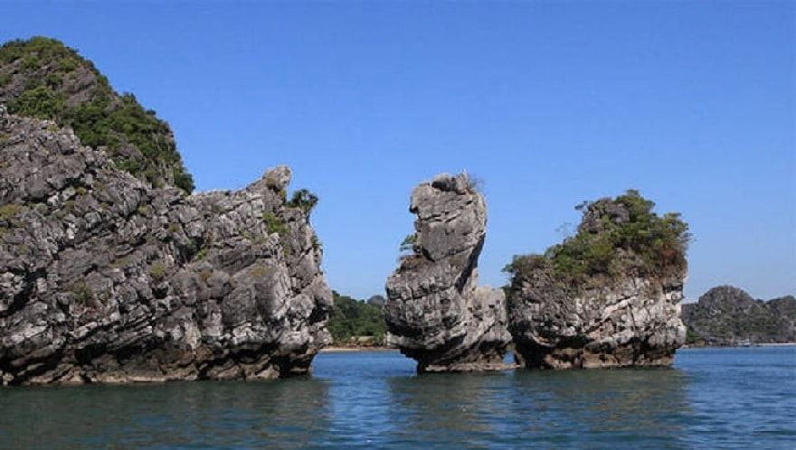 Swan Islet in its natural state