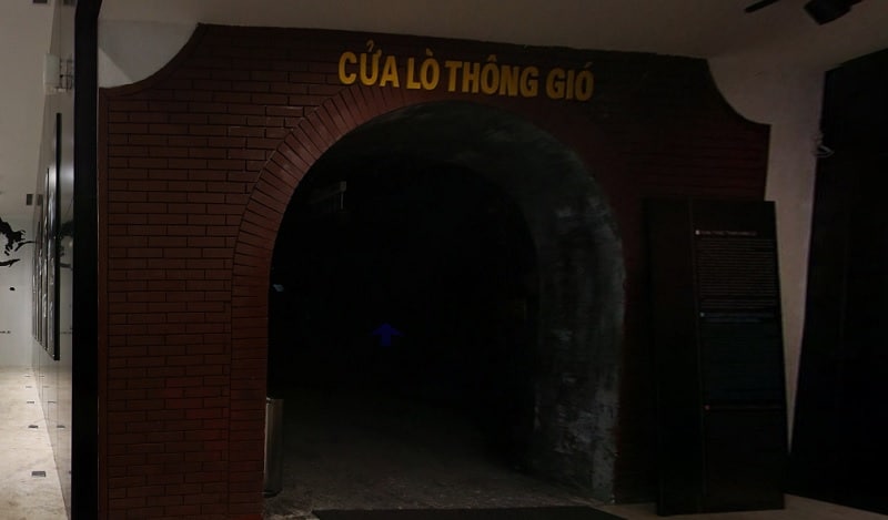 Simulated underground coal mining tunnel