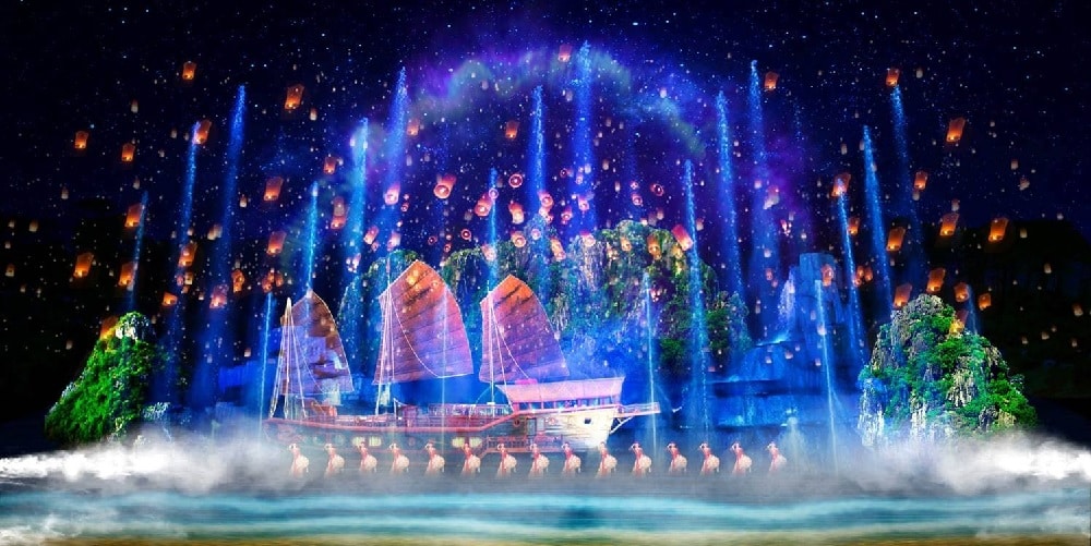 Tuan Chau Musical Water Fountain Stage