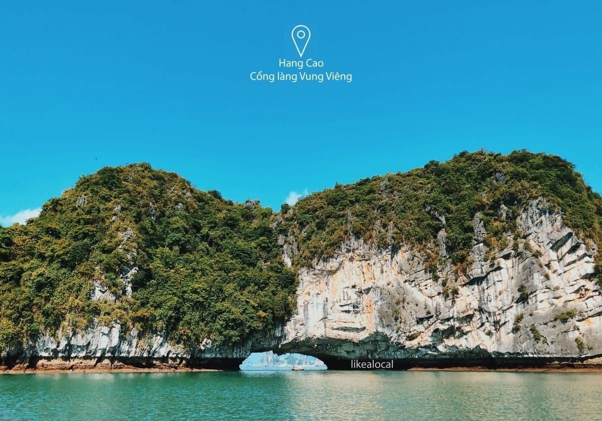 Cao Cave, the village gate symbol and majestic beauty