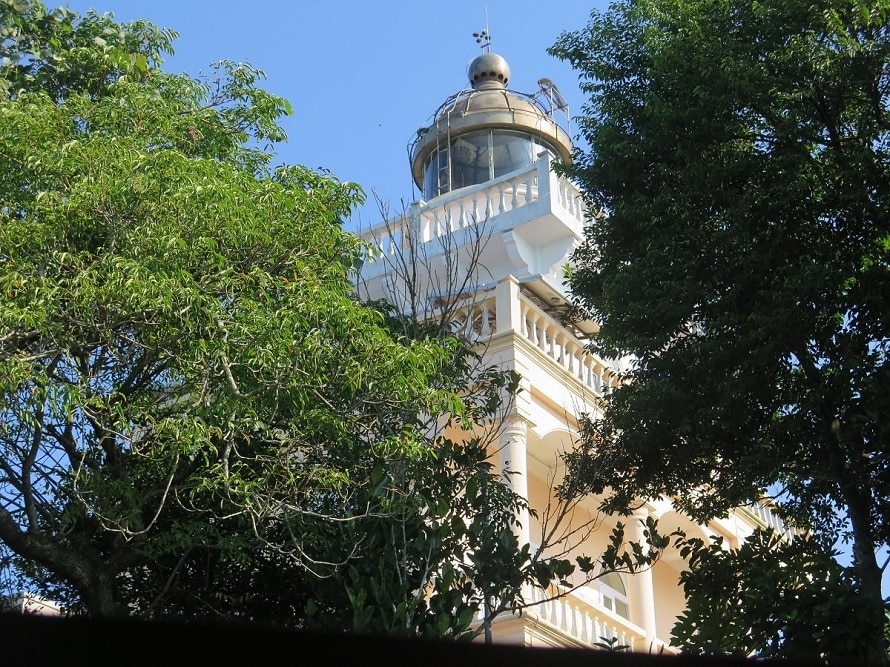A glimpse of the Tran Island Lighthouse