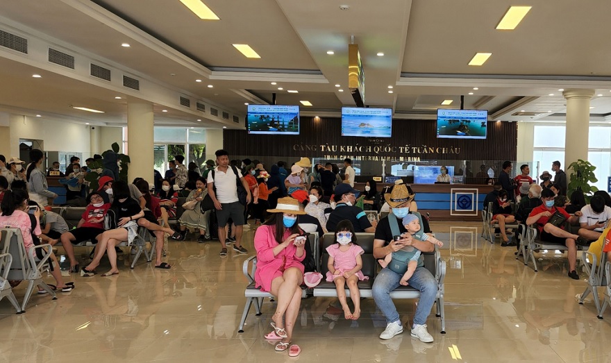 Passenger terminal at Tuan Chau International Cruise Port