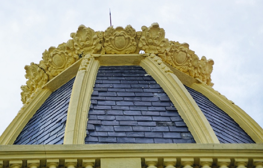 The European-style roof design of Hai Phong Museum