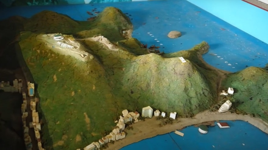 Diorama of Sub-zones at the Cannon Fort