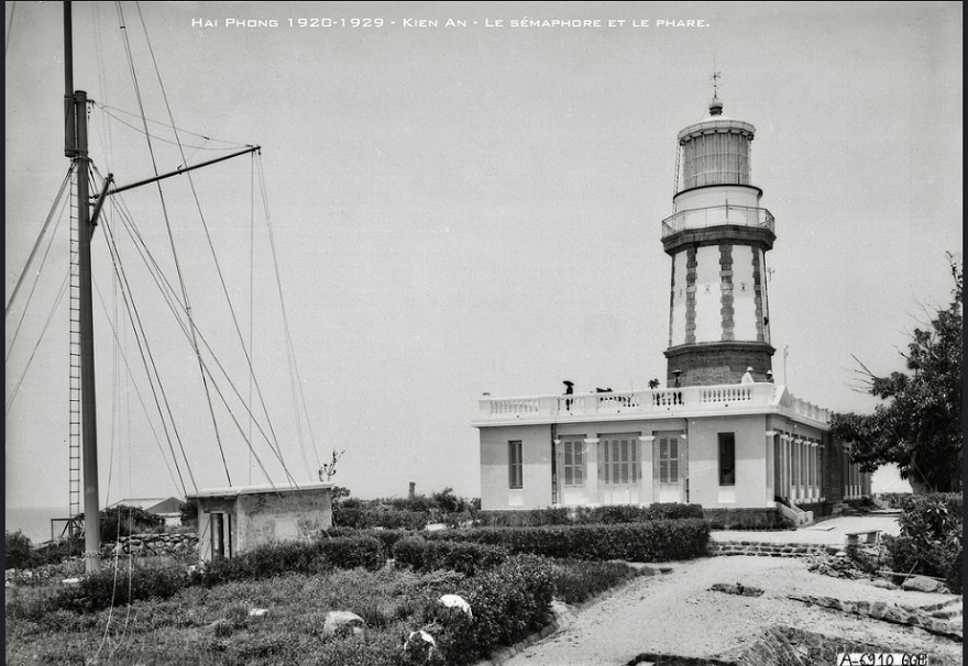 Original design of Hon Dau Lighthouse during the French colonial era