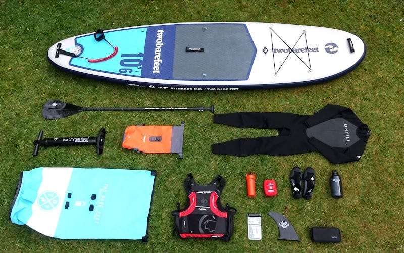 Essential items for SUP paddling