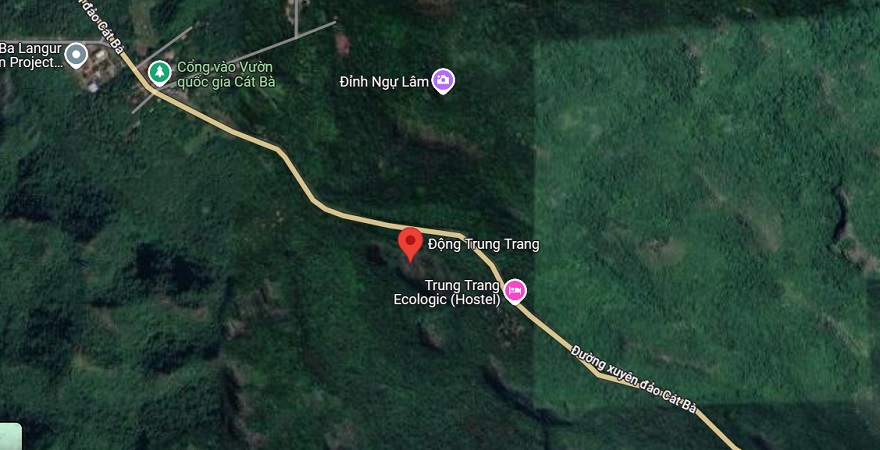 Location of Trung Trang Cave on Google Maps