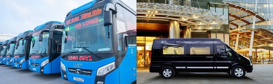 Transport from Hanoi to Ha Long