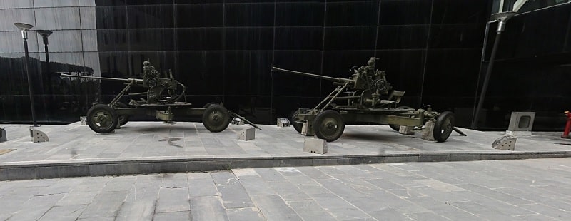 Artillery vehicle from the French and American resistance wars