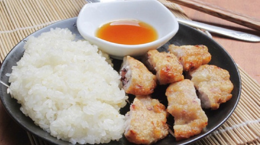 Sticky Rice with Ha Long Squid Cake
