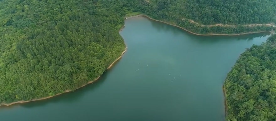 The Hidden Freshwater Lake of Ngoc Vung Island