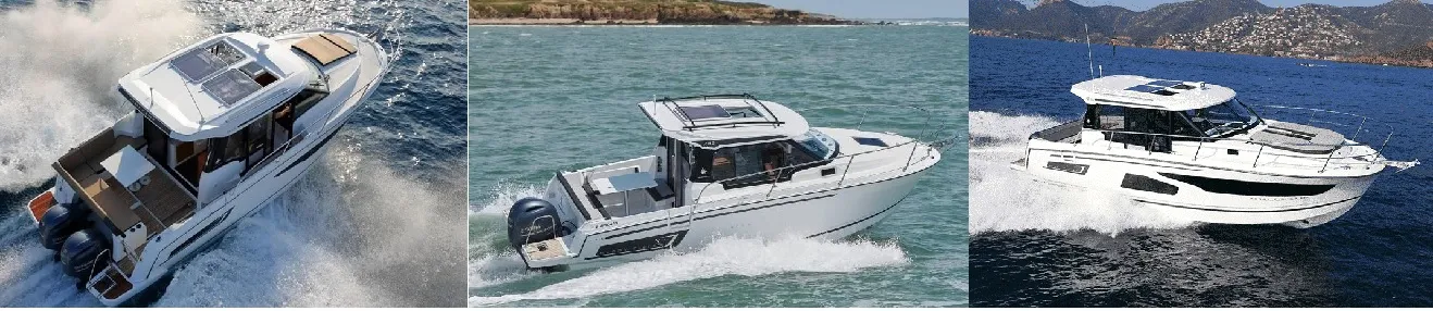 Jeanneau Merry Fisher models 795, 895, and 1095