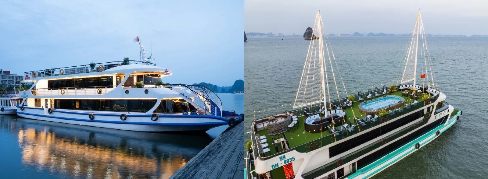 La Casta Daily (left) and Maia (right) are among the standout vessels in this cruise line